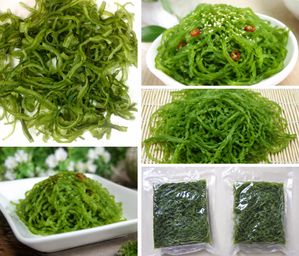 Dried wakame leaf